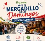 Cartel nuevo Mercadillo de los Domingos, Miguelturra julio 2026
