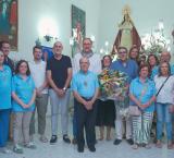 la ofrenda floral a Nuestra Señora de la Salud