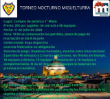 Cartel torneo petanca, Miguelturra julio 2026