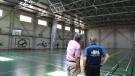 obras del pabellón del Colegio del Cristo, Miguelturra julio de 2025