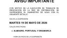 Corte suministro agua 19 de mayo de 2026, Miguelturra